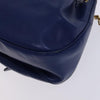 Secondhand Celine Circle logo Blue Leather Bags