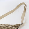 Secondhand Gucci Zip Messenger Bag GG Canvas with Perforated