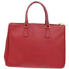 Prada Double Zip Lux Tote Saffiano Leather