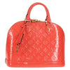 Louis Vuitton Alma Handbag Monogram Vernis