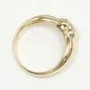 Secondhand Tiffany & Co. Heart Band Ring 18K Yellow Gold with Diamonds