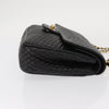 Bally Vintage Chain Shoulder Bag Quilted Leather