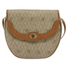 Christian Dior Vintage Honeycomb Shoulder Bag Canvas
