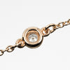 Secondhand Tiffany & Co. Elsa Peretti Diamonds by the Yard 3 Stone Bracelet 18K Rose Gold with Diamonds