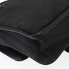 Secondhand Prada Logo Flap Messenger Bag Tessuto