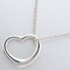 Secondhand Tiffany & Co. Elsa Peretti Open Heart Pendant Necklace Sterling
