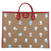 Secondhand Gucci Doraemon Tote Printed Mini GG