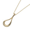 Secondhand Tiffany & Co. Open Teardrop Pendant Necklace 18K Yellow