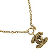 Secondhand Chanel Vintage Quilted CC Pendant Necklace