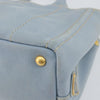 Secondhand Prada Canapa Tote Gray Canvas Accessories