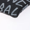 Secondhand Balenciaga Graffiti Pouch Black Leather Accessories