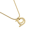 Secondhand Christian Dior CD Logo necklace