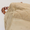 Chanel Resin Chain Handle Shoulder Bag Canvas