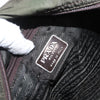 Secondhand Prada Zip Buckle Messenger Bag Tessuto