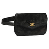 Chanel Vintage CC Flap Waist Bag Quilted Leather
