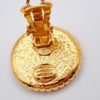 Secondhand Chanel Vintage CC Round Button Clip-On Earrings