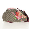 Secondhand Gucci Buckle Backpack Blooms Print GG