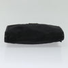 Secondhand Prada Logo Pouch Black Nylon Accessories
