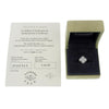 Secondhand Van Cleef & Arpels Vintage Alhambra Ring 18K White Gold with Mother of Pearl and Diamond