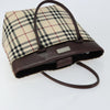 Secondhand Burberry Nova Check Handbag Nova Check Canvas and
