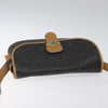 Christian Dior Vintage Honeycomb Flap Crossbody Bag Coated Canvas