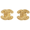Secondhand Chanel CC Clip-On Earrings Quilted