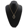 Secondhand Christian Dior VIntage Circle Pendant Necklace