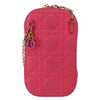Christian Dior Lady Dior Phone Holder on Chain Cannage Quilt Lambskin