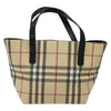 Secondhand Burberry Nova Check Tote canvas check pattern
