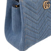 Gucci Pearly GG Marmont Tote Matelasse Denim