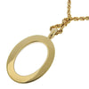 Secondhand Christian Dior Vintage CD Circle Pendant Necklace