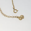 Secondhand Christian Dior Vintage Logo Round Pendant Necklace