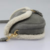 Christian Dior Bobby Flap Bag Shearling and Suede