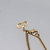 Secondhand Christian Dior Logo Pendant Necklace