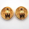 Secondhand Chanel Vintage CC Round Button Clip-On Earrings