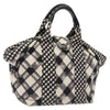 Secondhand Chanel Top Handle Satchel Gingham Print