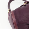 Secondhand Bvlgari Chandra Satchel Purple Leather Bags