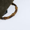 Gucci Vintage Bamboo Backpack Suede