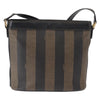 Fendi Pequin Shoulder Bag Canvas