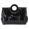 Celine Circle Logo Handbag Patent Leather