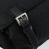 Secondhand Prada Double Buckle Flap Messenger Bag Tessuto