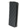 Secondhand Louis Vuitton Zippy wallet vertical Damier Graphite