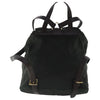Secondhand Prada Buckle Backpack Quilted Tessuto