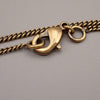 Secondhand Chanel CC Drop Pendant Necklace Metal with