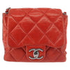 Chanel CC Triple Chain Full Flap Bag Quilted Lambskin