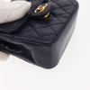 Secondhand Chanel Square Classic Single Flap Top Handle Bag Quilted