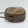Fendi Vintage Zip Crossbody Bag Zucchino Canvas