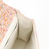Chanel Vintage CC Chain Top Handle Bag Quilted Tweed