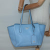Secondhand Gucci Swing Tote Blue Leather Accessories