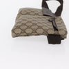 Secondhand Gucci Vintage Double Belt Bag GG Canvas with